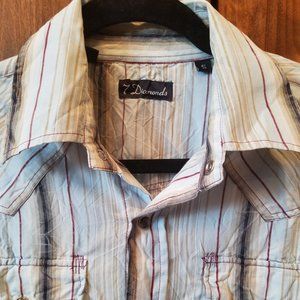 7 Diamonds Button-Up Shirt (S)